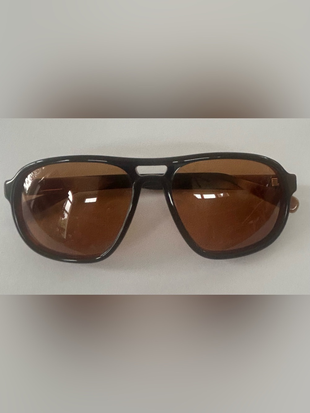 Paul Smith Black Frame Sunglasses with Brown Lenses